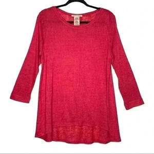 Philosophy High Low Light Sweater Top